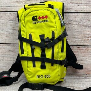 Geigerrig Rig 500 Citrus Hydration Backpack 2L Pressurized System Yellow New